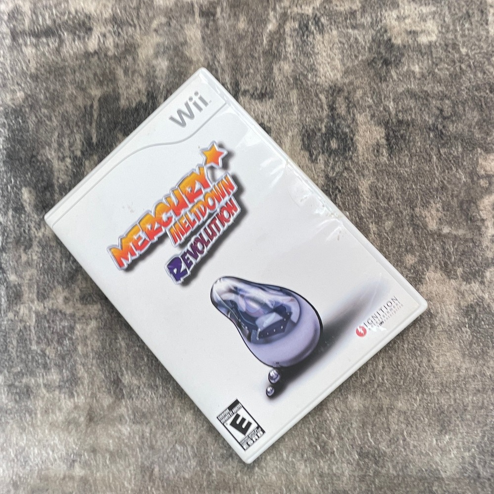 Ignition Nintendo Wii Mercury Meltdown Revolution Puzzle Game CIB RVL-P-RMME
